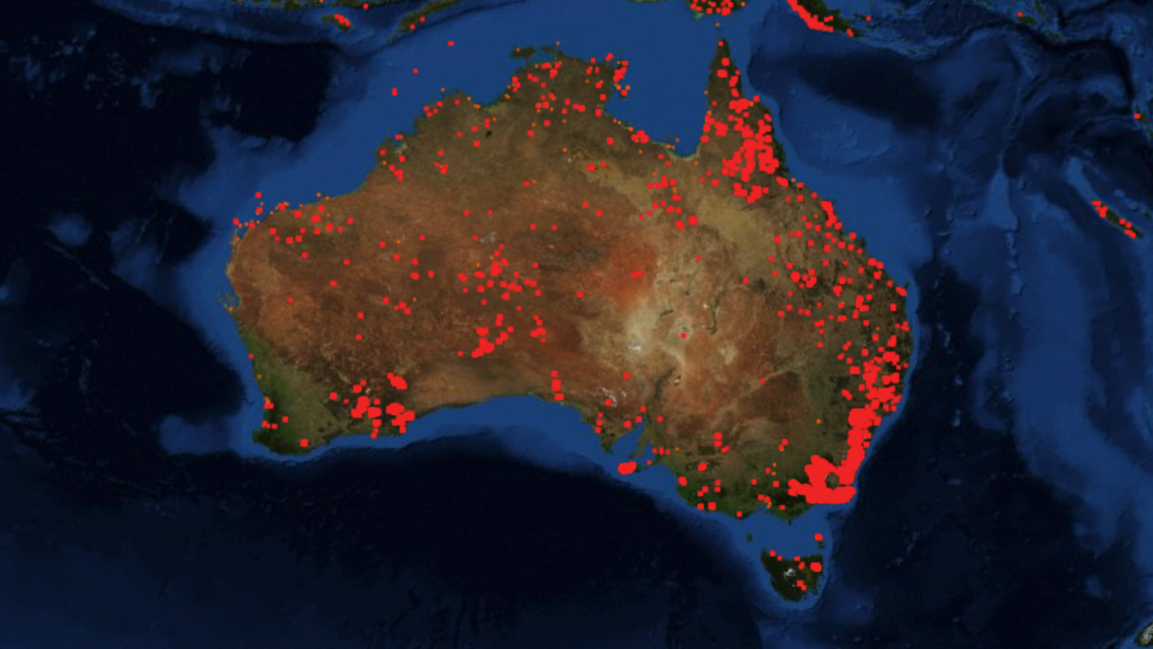 What to know about the maps showing the Australia fires